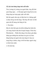 Lấy lại cảm hứng chụp ảnh cuối tuần pptx