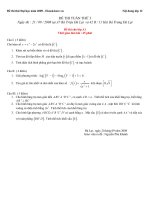 Đề ôn luyện thi môn toán học - đề 1 pot