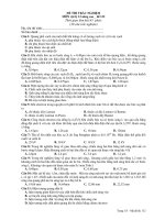 ĐỀ THI TRẮC NGHIỆM MÔN vật lý 12 nâng cao _ đề 132 doc