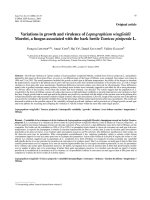 Báo cáo lâm nghiệp: 