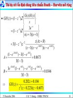 Bài giảng lý thuyết điều khiển tự động - Phân tích và thiết kế hệ thống điều khiển rời rạc part 2 doc
