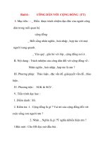 Giáo án Công Dân lớp 10: Bài14 :CÔNG DÂN VỚI CỘNG ĐỒNG (TT) ppsx