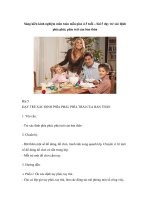 Sáng kiến kinh nghiệm môn toán mẫu giáo 4-5 tuổi – bài 5 dạy trẻ xác định phía phải, phía trái của bản thân ppt