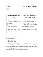Tiết 49: (tiết 1) Bài 29: OXI – OZON ppsx
