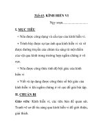 Tiết 65. KÍNH HIỂN VI ppt