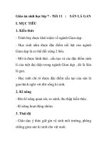 Giáo án sinh học lớp 7 - Tiết 11 :SÁN LÁ GAN docx
