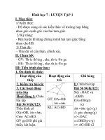 Hình học 7 - LUYỆN TẬP 1 docx