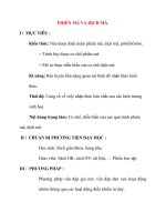 Giáo án Sinh Học lớp 12 Ban Tự Nhiên: PHIÊN MÃ VÀ DỊCH MÃ. pot