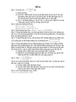 Đề ôn tập môn toán - đề 6 pps