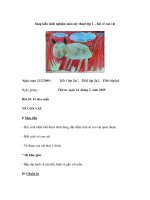 Sáng kiến kinh nghiệm môn mỹ thuật lớp 2 – bài vẽ con vật pot