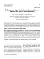 Báo cáo lâm nghiệp: 