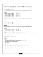 Number operation review 3 pot