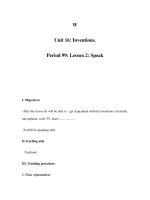 W Unit 16: Inventions. Period 99: Lesson 2: Speak doc