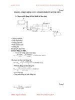 ĐỒ ÁN CƠ SỞ THIẾT KẾ MÁY 