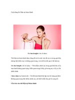 Cách dùng thì Hiện tại hoàn thành ppt