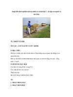 Sang kiến kinh nghiệm môn tự nhiên và xã hội lớp 2 – ôn tập con người và sức khỏe doc