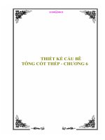 THIẾT KẾ CẦU BÊ TÔNG CỐT THÉP - CHƯƠNG 6 ppsx