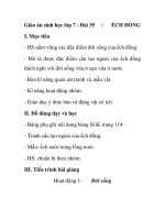 Giáo án sinh học lớp 7 - Bài 35 ẾCH ĐỒNG ppsx