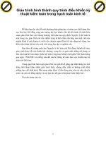 Giáo trình hình thành quy trình điều khiển kỹ thuật kiểm toán trong hạch toán kinh tế p1 potx