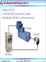 Bài giảng lý thuyết điều khiển tự động - Phần tử và hệ thống tự động part 9 pot