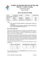 Đề thi olympic tin học sinh viên lần thứ 18 - 2 ppsx