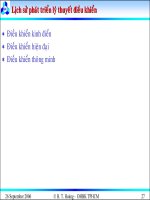 Bài giảng lý thuyết điều khiển tự động - Phần tử và hệ thống tự động part 6 potx