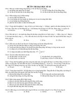 ĐỀ ÔN THI ĐẠI HỌC SỐ 18 ppt