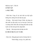 Hình hoc lớp 9 - Tiết 29: LUYỆN TẬP docx