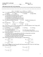 Kiểm tra: 1 tiết - Trường THPT Cao Bá Quát - Số 4 docx