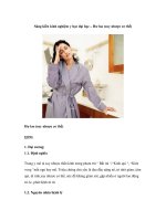 Sáng kiến kinh nghiệm y học đại học – Hư lao (suy nhược cơ thể) pdf