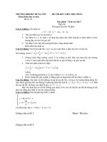 Đề thi học phần toán cao cấp 3 - 5 pdf