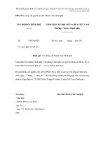 Mẫu số 4. Công văn gửi lấy ý kiến Thành viên Chính phủ potx