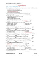 trắc nghiệm hóa học 12 phần vô cơ