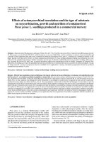 Báo cáo lâm nghiệp: 