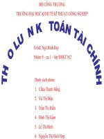 Thảo luận kế toán tài chính doc