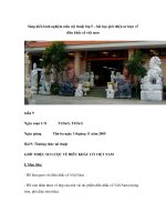 Sáng kiến kinh nghiệm môn mỹ thuật lớp 5 – bài học giới thiệu sơ lược về điêu khắc cổ việt nam pps