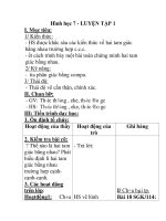 Hình học 7 - LUYỆN TẬP 1 ppt