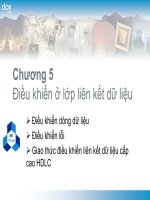 Chương 5: Điều khiển ở lớp liên kết dữ liệu pdf
