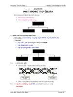 MÔI TRƯỜNG TRUYỀN DẪN ppt