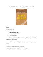 Sáng kiến kinh nghiệm luật dân sự đại học – bài 6 quyền thừa kế pptx