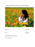 Sáng kiến kinh nghiệm môn âm nhạc lớp 2 – học hát bài hoa lá mùa xuân doc