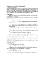 CHƯƠNG I : ĐA THỨC VÀ TÍNH CHẤT docx