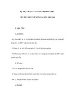 SỰ PHỤ THUỘC CỦA CƯỜNG ĐỘ DÒNG ĐIỆN VÀO HIỆU ĐIỆN THẾ GIỮA HAI ĐẦU DÂY DẪN potx