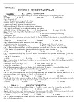 SÓNG CƠ VÀ SÓNG ÂM - Chủ đề 1: ĐẠI CƯƠNG VỀ SÓNG docx