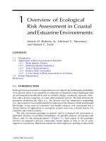 Coastal and Estuarine Risk Assessment - Chapter 1 potx