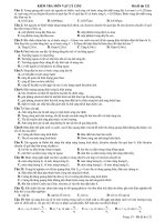 KIỂM TRA MÔN VẬT LÝ 12NC Mã đề thi 132 ppsx