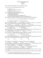 ĐỀ ÔN TẬP THI ĐH NĂM 2011 MÔN VẬT LÍ ĐỀ 6 pptx