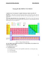 BÀI TẬP HÓA ĐẠI CƯƠNG - CHƯƠNG 3 ppsx