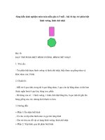 Sáng kiến kinh nghiệm môn toán mẫu giáo 4-5 tuổi – bài 16 dạy trẻ phân biệt hình vuông, hình chữ nhật pdf