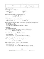 Toán học 11 - Đề số 3 potx